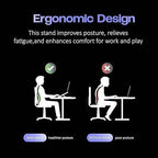 Premium Laptop Holder Stand - Ergonomic Premium Laptop Stand for Comfortable Viewing