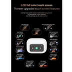 Wireless Bluetooth Earphones with Touch Screen for Effortless Listening
