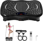 Full Body Vibration Exercise Machine with Remote Control and LED Display