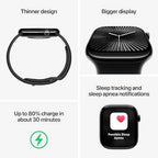 Apple Watch Series 10 GPS 42MM || ساعة أبل (Apple Watch) السلسلة 10، نظام تحديد المواقع (GPS)، مقاس 42 مم