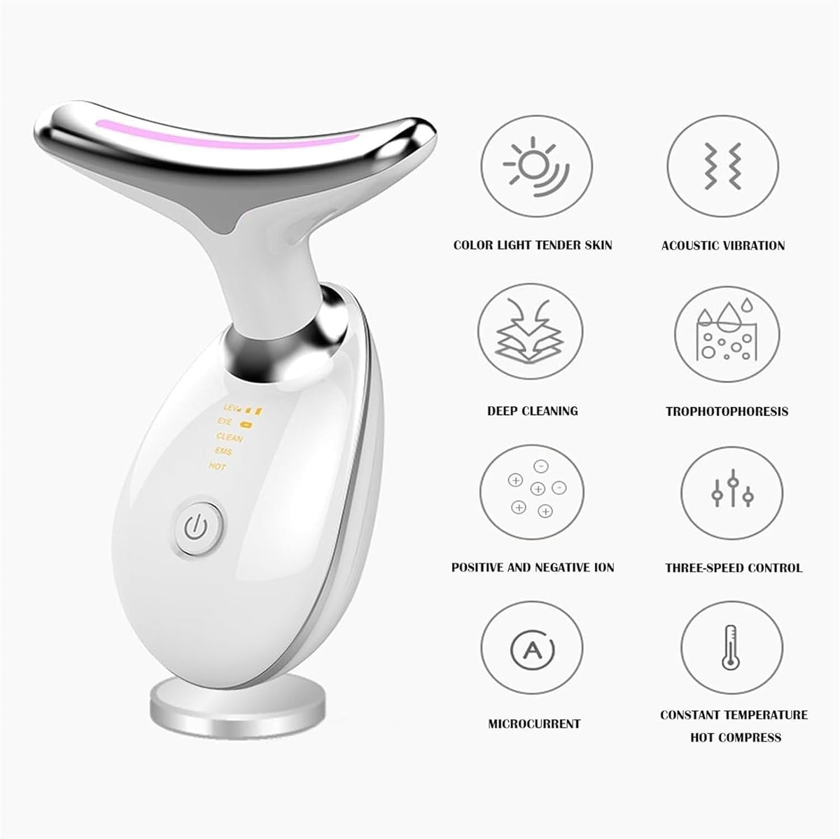 Get Parcel™ Facial Rejuvenation Device , Beauty Facial Massager,Wavy Chic Beauty Microcurrent Facial Device Hot Selling Product
