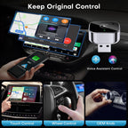 2-in-1 Wireless CarPlay and Android Auto Adapter