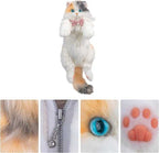 Handmade Realistic Cat-Shaped Backpack, Plush Cat Figure