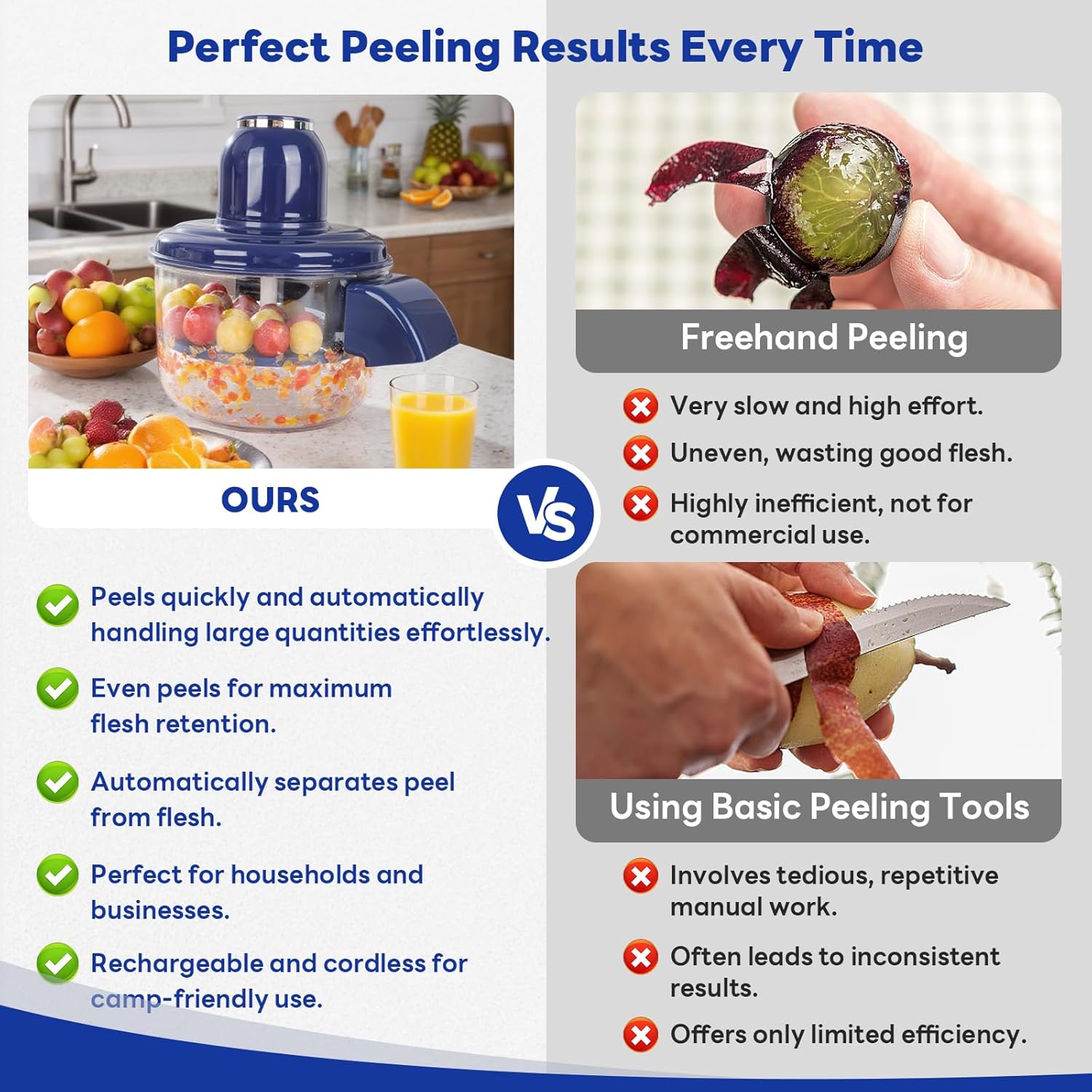 Electric Fruit and Vegetable Peeling Machine