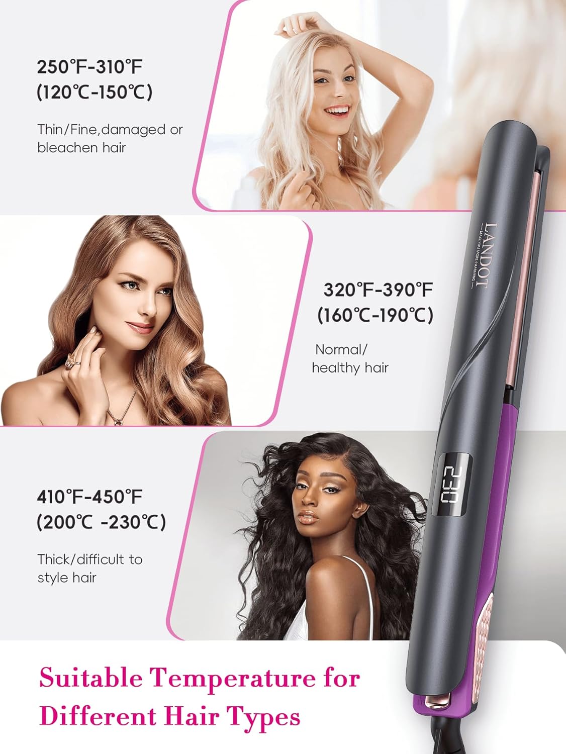 Hair Styler Straightener and Curler
