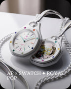 Quality Newest Compatible AP for Royal X Swatch Joint-edition Royal Pop Pocket Watch