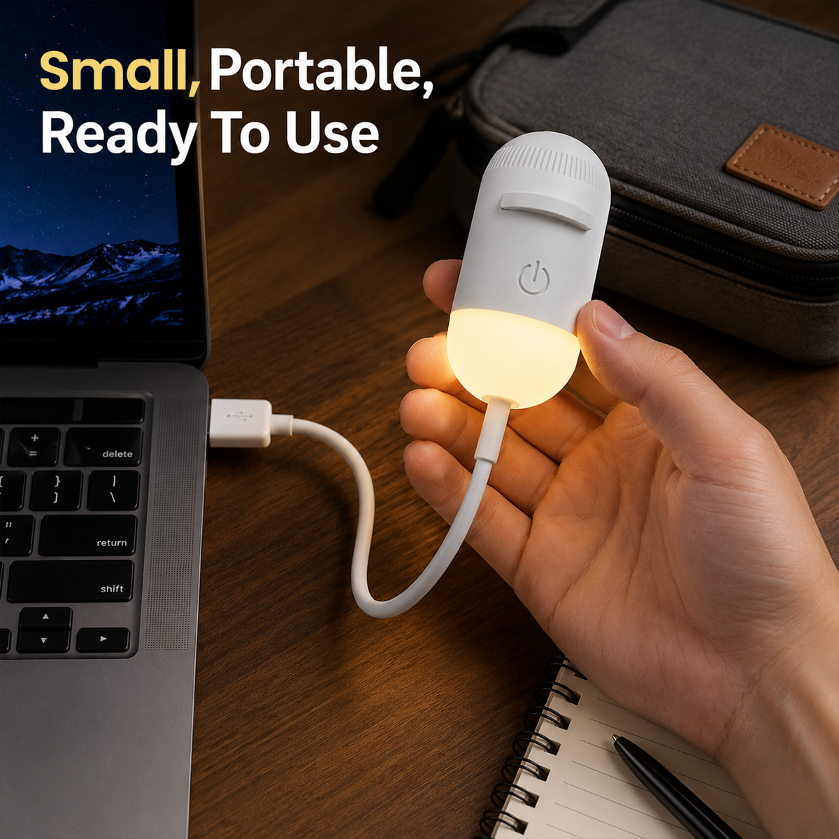 2-in-1 Galaxy Projector Night Lamp