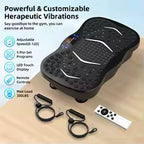 Full Body Vibration Exercise Machine with Remote Control and LED Display
