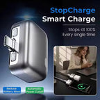 Universal Auto Disconnect Charger Adapter Type-C Charging Separator With Full Charge Auto Cut Function