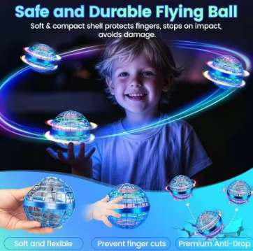 Hand-Controlled Magic Spinner Ball With LED Lights Toy 🏐💦