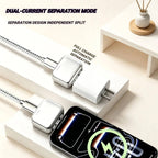 Universal Auto Disconnect Charger Adapter Type-C Charging Separator With Full Charge Auto Cut Function