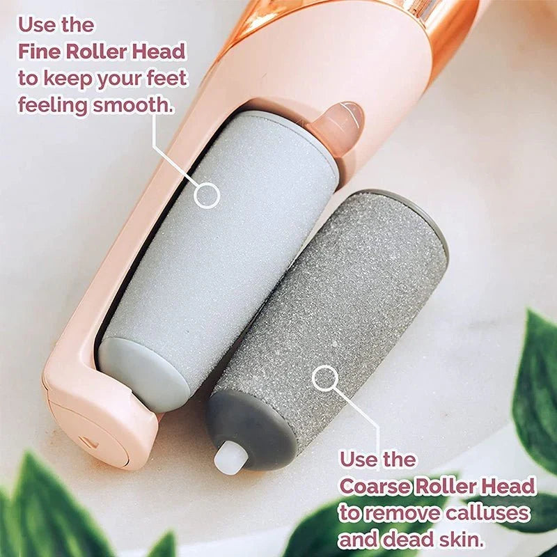 Electric Pedicure Foot File – Callus Remover for Smooth Soft Feet.