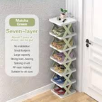 X-Shaped Shoe Rack for Stylish and Organized Footwear Storage
