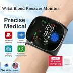 Rechargeable Wrist Blood Pressure Monitor LED Display
