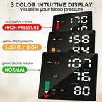 Rechargeable Wrist Blood Pressure Monitor LED Display