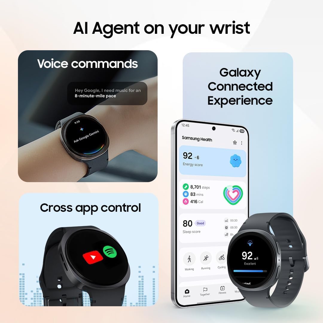 Samsung Galaxy Watch8 Graphite, Smartwatch (Master Version) | ساعة سامسونج جالاكسي واتش 8 جرافيت، ساعة ذكية (الإصدار الرئيسي)